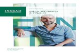 EXECUTIVE MASTER IN FINANCE - INSEADINSEAD’s world-leading finance faculty. Uniquely for a Master in Finance, the programme also equips you with essential leadership and management