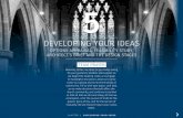 DEVELOPING YOUR IDEAS · Before you start making firm decisions on what changes you are going to need to make, you need a clear idea of what new uses you are going to introduce into