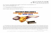 MOTHER MALLARD’S PORTABLE MASTERPIECE CO. Title: 1970 …cuneiformrecords.com/press/mothermallard-7073-PR.pdf · 2012-01-06 · Contemporary music takes machines for granted; ...