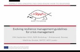 Evolving resilience management guidelines for crisis ... · DARWIN –Expect the unexpected and know how to respond 4 •Our proposition DARWIN will develop European resilience management
