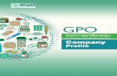 องค์การเภสัชกรรม Company Profile profile 2018... · PDF file 2018-06-07 · GPO Company Profile กำาเนิดองค์การเภสัชกรรม