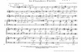 In Flanders FieldsIn Flanders Fields Text by John McCrae Soprano Alto the In Flan - ders fields Music by Eleanor Daley 12 pop- pies blow Be - r place; and tween the cros in— the