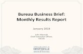 Bureau Business Brief: Monthly Results Report · Bureau Business Brief: Monthly Results Report January 2018 John Meroski Chief Executive Officer, FACVB. Table of Contents 2 Smith
