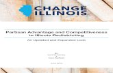Partisan Advantage and Competitiveness in Illinois ... · advantage and disadvantage of the next election, goals like keeping communities of interest together, generating competition,