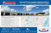 Palmetto Lakes Industrial AMERICAS +/- 2,070 Sq. Ft ......+/- 2,070 Sq. Ft. Available f or Lease 5236 NW 163st Street, Miami Gardens, FL 33014 AMERICAS Commercial Real Estate PROPERTY