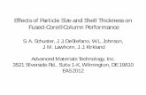 Effects of Particle Size and Shell Thickness on Fused-Core ... · The 5 µm HALO fused-core particle has more than double the number of plates/pressure of the 5 µm totally porous