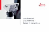 Leica MC170 HD Leica MC190 HD Manual de instrucciones MC170 HD/User Ma… · Modo HD (independiente) 18 Cableado y conexiones, activar el modo HD (independiente) 18 Modo PC 19 Conectar