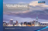 NEW ZEALAND HOTEL SALES - Colliers · Investment demand for New Zealand hotel assets remain at an all time high from both offshore and domestic investors. However, opportunities remain