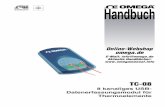 Handbuch: TC-08 8 kanaliges USB-Datenerfassungsmodul für … · 2019-01-29 · Mit dem USB TC-08 werden Treiberroutinen geliefert, die Ihnen eine Einbindung des TC-08 in Ihre eigenen