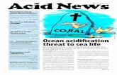 Ocean acidification © LARS-ERIK hÅKANSSON threat to sea life - … · 2017-06-12 · ACID NEWS NO. 2, JUNE 2017 3 Ocean acidification threat to sea life Continued from front page