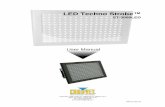 LED Techno Strobe - Parts Express...and packing. Note: If you should require sending any items back to CHAUVET, call CHAUVET for a (RMA) Return Merchandise Authorization number. The