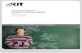 Economics Engineering B.Sc. () · 2019-10-01 · KIT DEPARTMENT OF ECONOMICS AND MANAGEMENT KIT – The Research University in the Helmholtz Association Module Handbook Economics