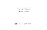 LG-Nortel TSP (ipLDK, iPECS) User Guide Issue 3 · Issue 3.1Bb 11/FEB/2006 Add ARIA SOHO . LG-Nortel TSP User Guide 1 ... User's Guide for Digital Key Telephone TAPI Documentation