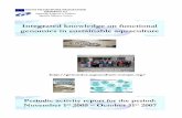 Integrated knowledge on functional genomics in sustainable ... · a functional genomics approach to aquaculture, of FP 5 and FP 6 projects in order to discuss and synthesise results