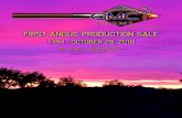 “The Tip of the Spear” First Angus Production Sale · THE TIP OF THE SPEAR! Plan now to be on hand Monday, October 28, 2019 for the GMC Farms First Angus Production Sale. This