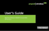 User’s Guide - Amped Wireless...AP600EX USER’S GUIDE 2 INTRODUCTION Thank you for purchasing this Amped Wireless product. At Amped Wireless we strive to provide you with the highest
