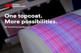 One topcoat. More . vibrant, brand-matched color, streamline your workflow by choosing 3M¢â€‍¢ Versatile