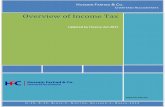 Overview of Income Tax - Chartered Accountants · 2018-06-05 · TAX 5 Hussain Farhad & Co. Member of Chartered Accountants Authorised Training Employer Table of Contents Sl. No Headings