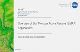 Overview of Soil Moisture Active Passive (SMAP) ApplicationsOverview of Soil Moisture Active Passive (SMAP) Applications Erika Podest and Amita Mehta. National Aeronautics and Space