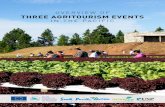 OVERVIEW OF THREE AGRITOURISM EVENTS · AGRITOURISM EVENTS An overview of the three week-long agritourism events follows, starting with the one held in Samoa in November 2014, then