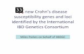 3318 new Crohn’s disease susceptibility genes and loci ... · Carl Anderson Jack Satsangi Mark Silverberg Stephan Brand ... USA (NIDDK) 803 762 Illumina TOTAL 14,934 13,647. Results