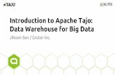 Jihoon Son / Gruter inc. · Introduction to Apache Tajo: Data Warehouse for Big Data Jihoon Son / Gruter inc. ... Tajo Worker Query Master Query Executor Storage Service Tajo Worker