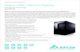 Delta UPS–Ultron Family - Rectifier€¦ · Delta UPS–Ultron Family HPH Series, Three Phase 20/30/40 kW The power behind competitiveness Best-in-class power protection with maximum