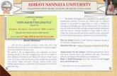 ADIKAVI NANNAYA UNIVERSITY Webinar... Prof. B Ganga Rao Registrar, Adikavi Nannaya University. CHIEF