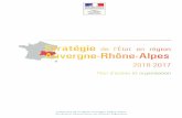 Stratégie de l’État en région Auvergne-Rhône-Alpes · La nouvelle région Auvergne-Rhône-Alpes s’étend sur près de 70000 km². Elle bénéficie notamment d’une situation