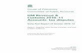 HM Revenue & Customs 2010 11 Accounts: tax disputes€¦ · Customs 2010 11 Accounts: tax disputes Sixty-first Report of Session 2010 12 Report, together with formal minutes, oral