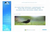 Le suivi des oiseaux communs en Pays de la Loire (STOC-EPS) …files.biolovision.net/ · 2017-01-13 · Figure 16 - Cartes de répartition de la Cisticole des joncs nicheuse en Pays