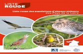 Liste rouge des populations d’oiseaux nicheurs des Pays de ...€¦ · prioritaires en Pays de la Loire. Coordination régionale LPO Pays de la Loire, Conseil régional Pays de