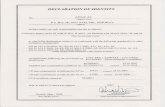 DECLARATION OFIDENTITY - Elektriniai Radiatoriai of... · CCA certificate issued by NE__MK O _ Year inwhich CE markwas affixed ~ ~ Ok~ Astrid Kirkeåsen Svelvik, May - 2008 Engineering