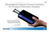 Microplasma Optical Emission Sensors for Process Chemistry … · •