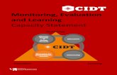 Monitoring, Evaluation and Learningcidt.org.uk/wp-content/uploads/2015/05/CIDT-MEL... · Macedonia: Training in Results‐Based Management, Monitoring and Evaluation (UNDP 2007 –