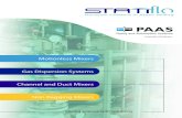 Motionless Mixers Gas Dispersion Systems Channel and Duct ... · 1. Statiflo is a world leader in motionless mixing technology. We are constantly expanding the limits of motionless