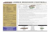 JAMES MADISON FOOTBALL - Amazon S3 · 2017-10-17 · • Game 7 of the 46th season of JMU football takes place Saturday, Oct. 21 when No. 1 James Madison hits the road to take on
