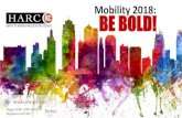 Mobility 2018: : BE BOLD! HARC Presen · PDF file Source: PwC 21st Annual Global CEO Survey . ... Manpower Talent Shortage Survey 53% upskill v. external hires. Manpower Talent Shortage