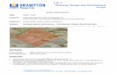 Brampton Heritage Board Item I2 for April 17, 2012 · o Distinguishing features include central gabled dormer, bargeboard, returned eaves, finials, keystones, brick quoins o Farmhouse