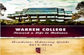 Warren College Advising Services 3 · 2015-05-28 · 2 Warren College Advising Services 3 University Requirements 4 Warren College General-Education Requirements 5 Choosing Programs