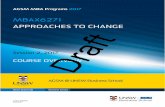 MBAX6271 APPROACHES TO CHANGE - UNSW Business School€¦ · Last updated 10/04/17 . AGSM MBA Programs 2017 . MBAX6271 APPROACHES TO CHANGE . Session 2, 2017 . COURSE OVERVIEW. Draft