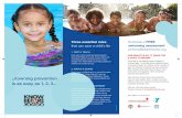 Drowning prevention is as easy as 1, 2, 3 · swimming assessment at KnowBeforeYouGo.org Know Before You Go sponsors: Drowning prevention is as easy as 1, 2, 3... 1. TEST & TEACH your