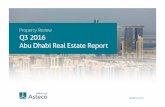 Property Review Q3 2016 Abu Dhabi Real Estate Report Q3 Abu Dhabi rep… · Raha Gardens Golf Gardens Al Reef Villas Saadiyat Beach Villas (Std) Hydra Village 1.1 1.33 10.75 6.65