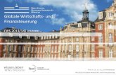 Globale Wirtschafts- und Finanzsteuerung (WS 2013/14)...Factsheet -- Special Drawing Rights (SDRs) October 01, 2013 The SDR is an international reserve asset, created by the IMF in