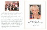 Celebrating theLife Alma Butch Gaulrapp · Sondra Gaulrapp Kendra Jipson BURIAL - Private family burial at a later date ARRANGEMENTS BY Bainbridge Funeral Home - Wheaton, Minnesota