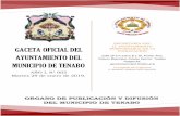 GACETA OFICIAL del AYUNTAMIENTO DEL …‘O I, 005.pdfGACETA MUNICIPAL H. AYUNTAMIENTO DEL MUNICIPIO DE TENABO AÑO I, N 005 TENABO, CAMPECHE, MEXICO, MARTES 29 DE ENERO DE 2019. 1