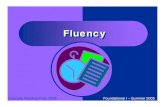 Fluency Cohort II - CDE · zKnow the role of fluency in word recognition, oral reading, and comprehension. ... zFast effortless word recognition comes with reading practice. zOverlearning.
