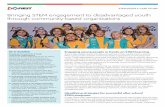 Bringing STEM engagement to disadvantaged youth through ... · Engaging students in FIRST programs year-round: Community organizations, which operate year-round, are ideally positioned