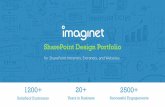 SharePoint Design Portfolio€¦ · SharePoint Design Portfolio 1200+ Satisfied Customers 20+ Years in Business 2500+ Successful Engagements for SharePoint Intranets, Extranets, and
