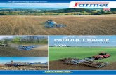 PRODUCT RANGE · PRODUCT RANGE FARMET AGRICULTURAL MACHINERY. TION Farmet a. s. is the Czech engineering company with the tradition since 1992. Its production program is divided into